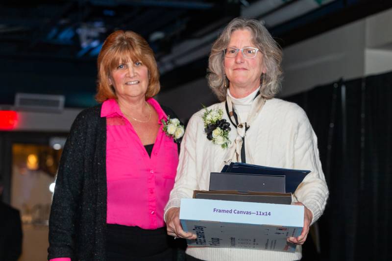 Special Anniversary Recognition of the Year Debbie Stocking and Wendy Castleman  Photo by Steve Ognibene