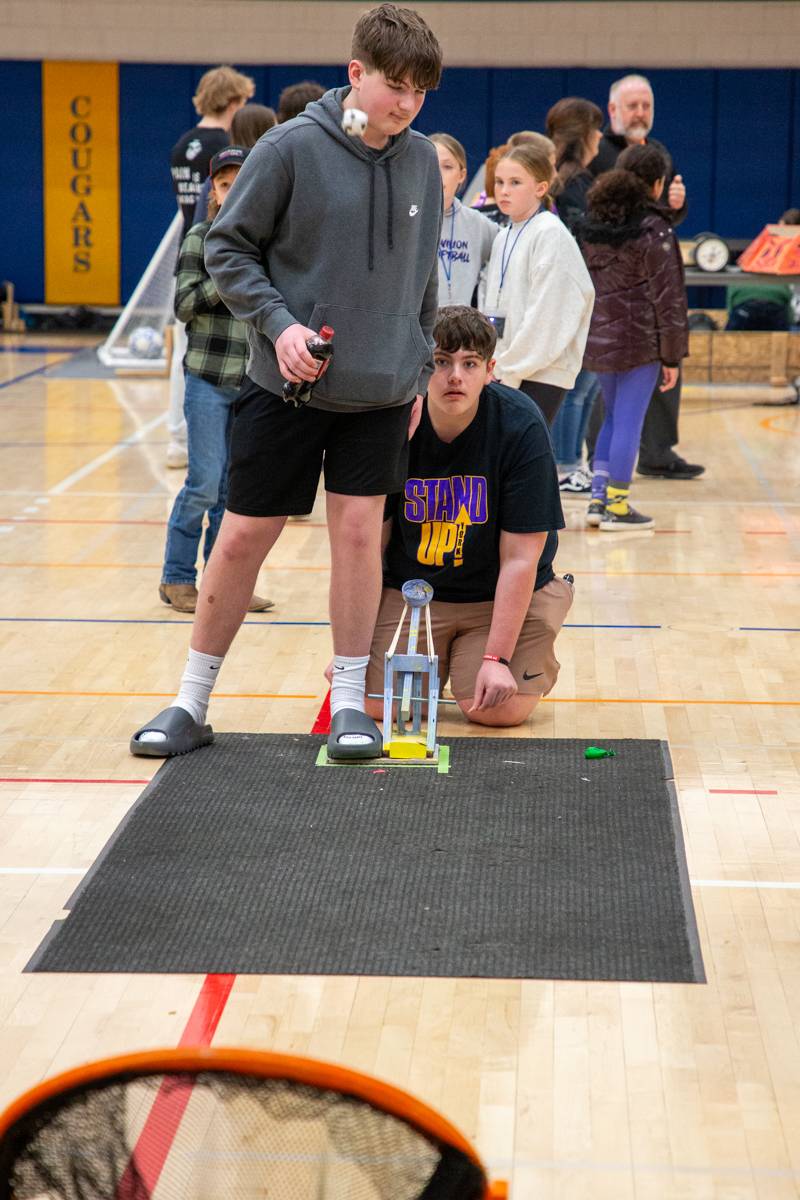 Catapult competition launched to new heights  Photo by Steve Ognibene