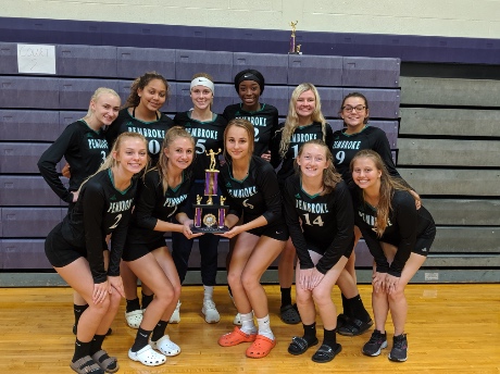 albion varsity pembroke volleyball easterbrook