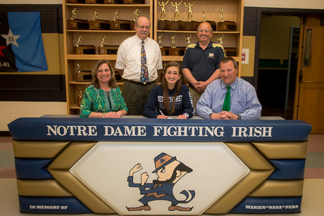 dame notre mercyhurst division track signs star intent warner signed multiple anna holder section letter cross title country