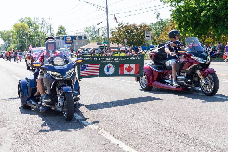 Batavia Peace Garden, Batavia Memorial Day Parade