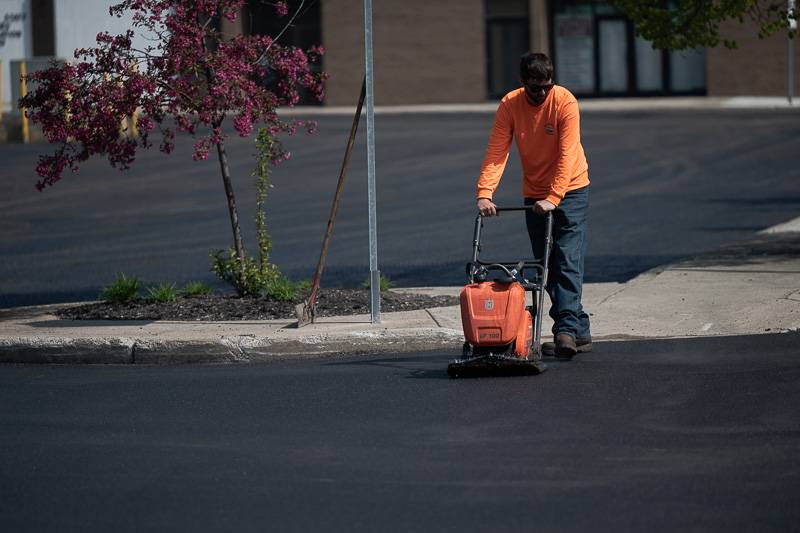 Jackson Street Parking Paving