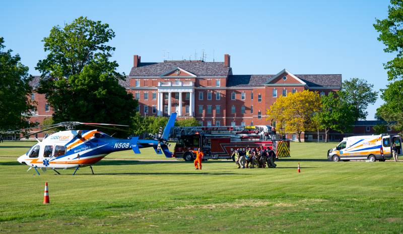 mercy flight at VA hospital for mva in Batavia