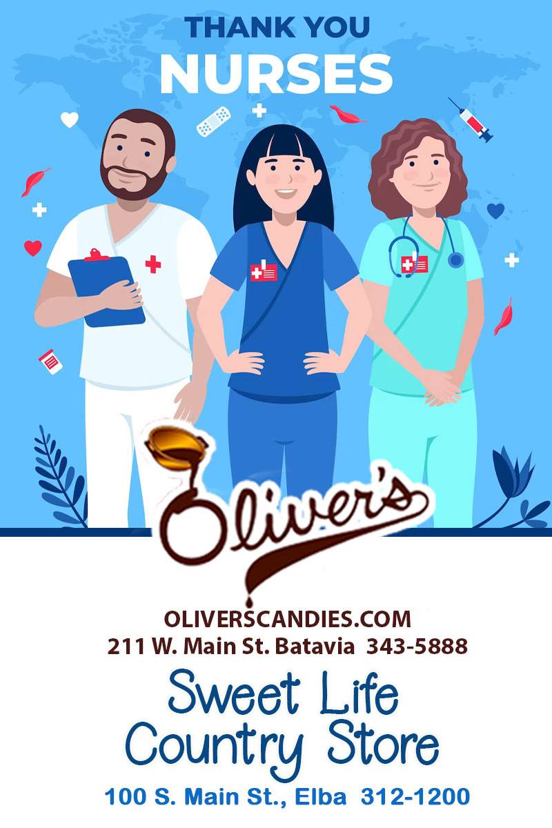 Oliver's Candies, Sweet Life Country Store, Nurses Week