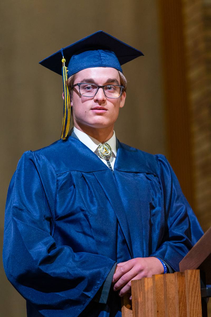 Co-Salutatorian Aaron Treleavan