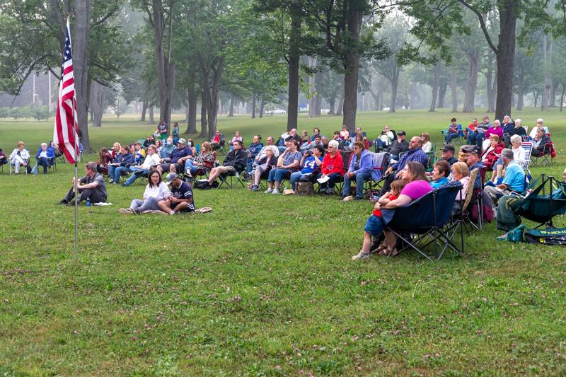 Batavia Concert Band has over 100 turnout for opening night. Photo by Steve Ognibene