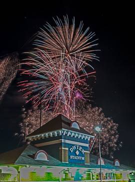 dwyer stadium fireworks