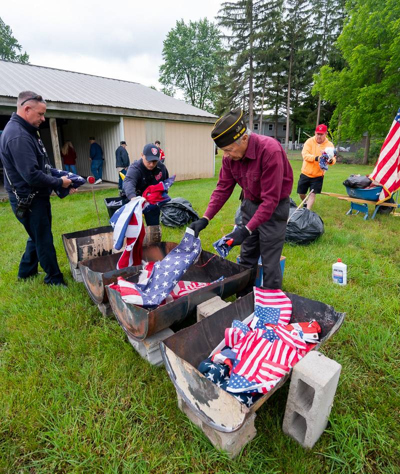 VFW flag disposal