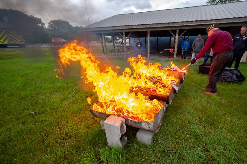 VFW flag disposal