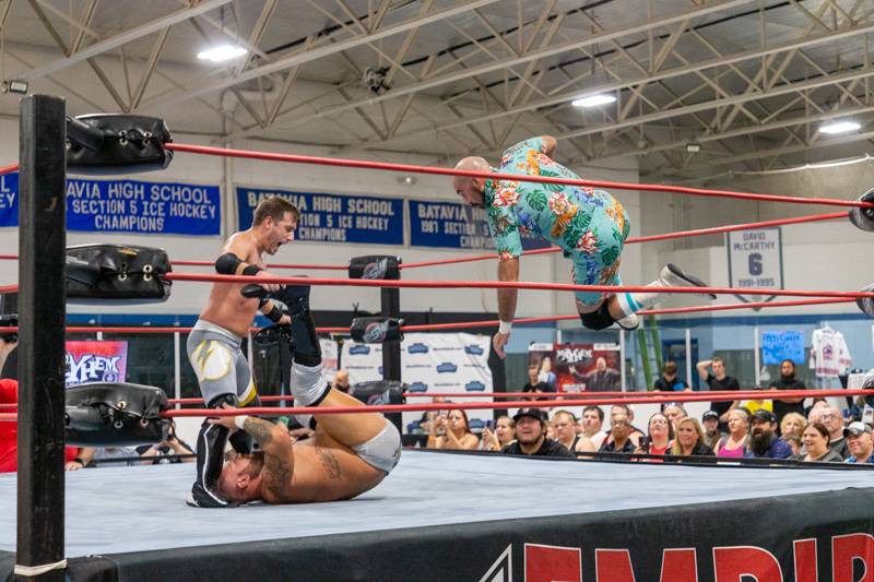 Empire State Wrestling event held at McCarthy Ice Arena, Photo by Steve Ognibene