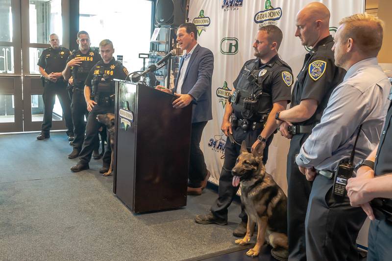 Batavia downs K-9 donation