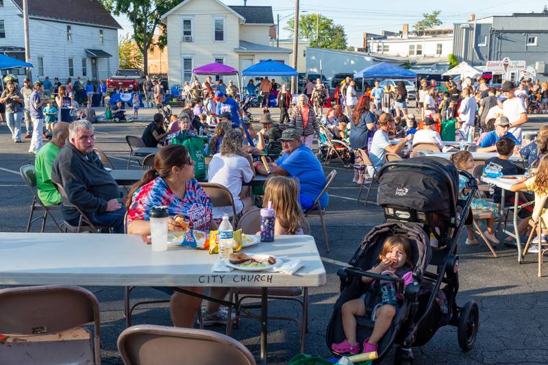 Batavia Police Community Night out.  Photo by Steve Ognibene