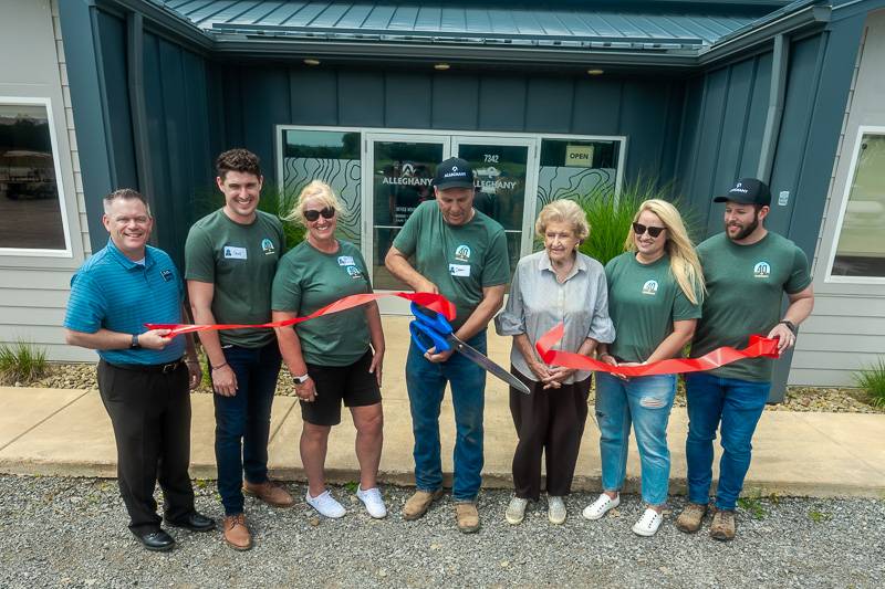 Allegheny ribbon cutting 40th anniversary