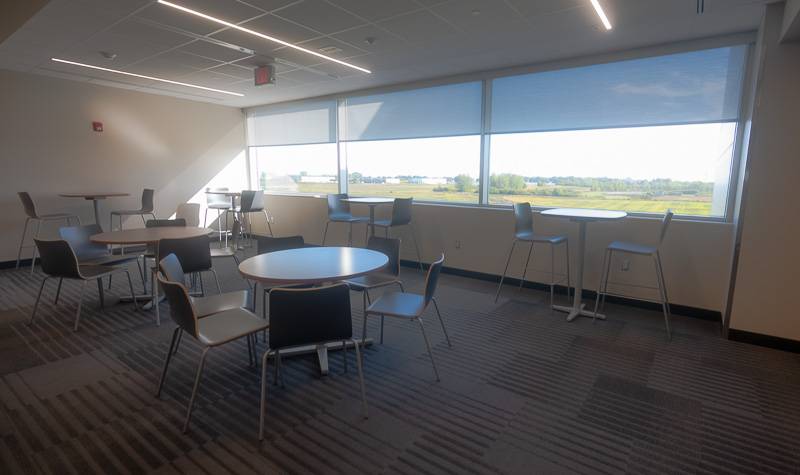 waiting room on east end of building RRH new facility