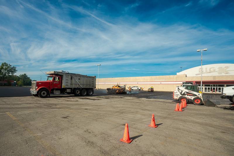 kmart parking paving