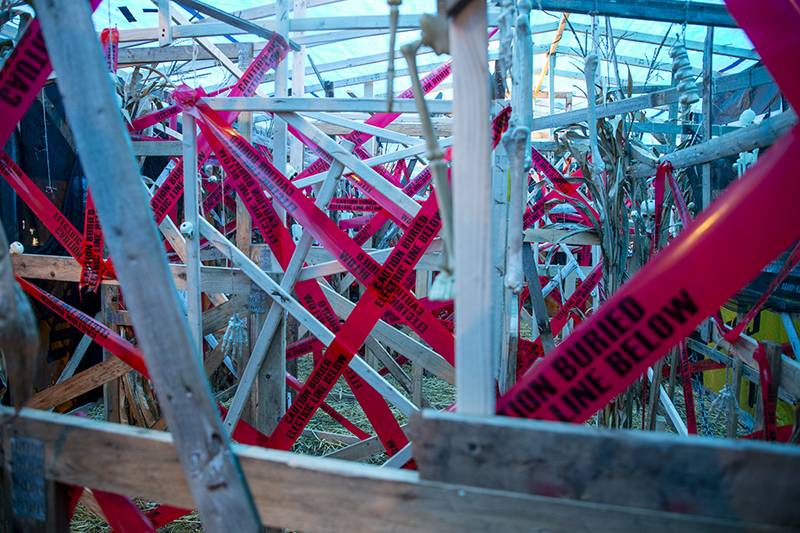 The Maze inside Nightmare on Bank St. Photo by Steve Ognibene