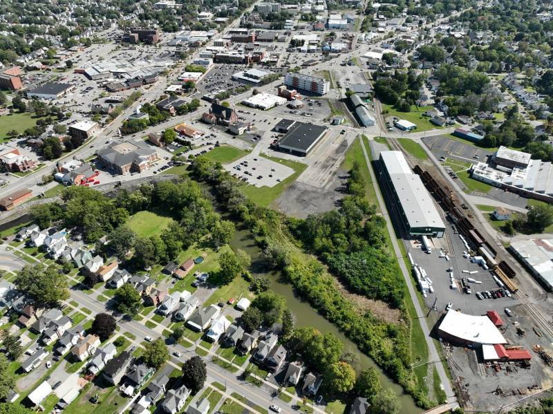 Aerial view of Creek Park