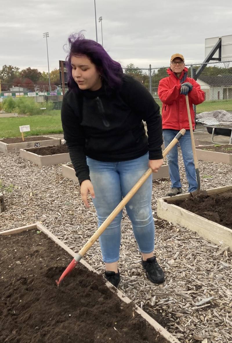 BHS at community garden 2