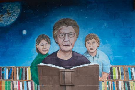 Mural on B-B library wall