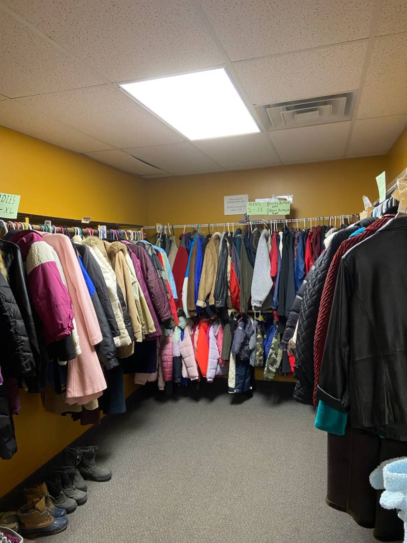 Winter coats at Community Action