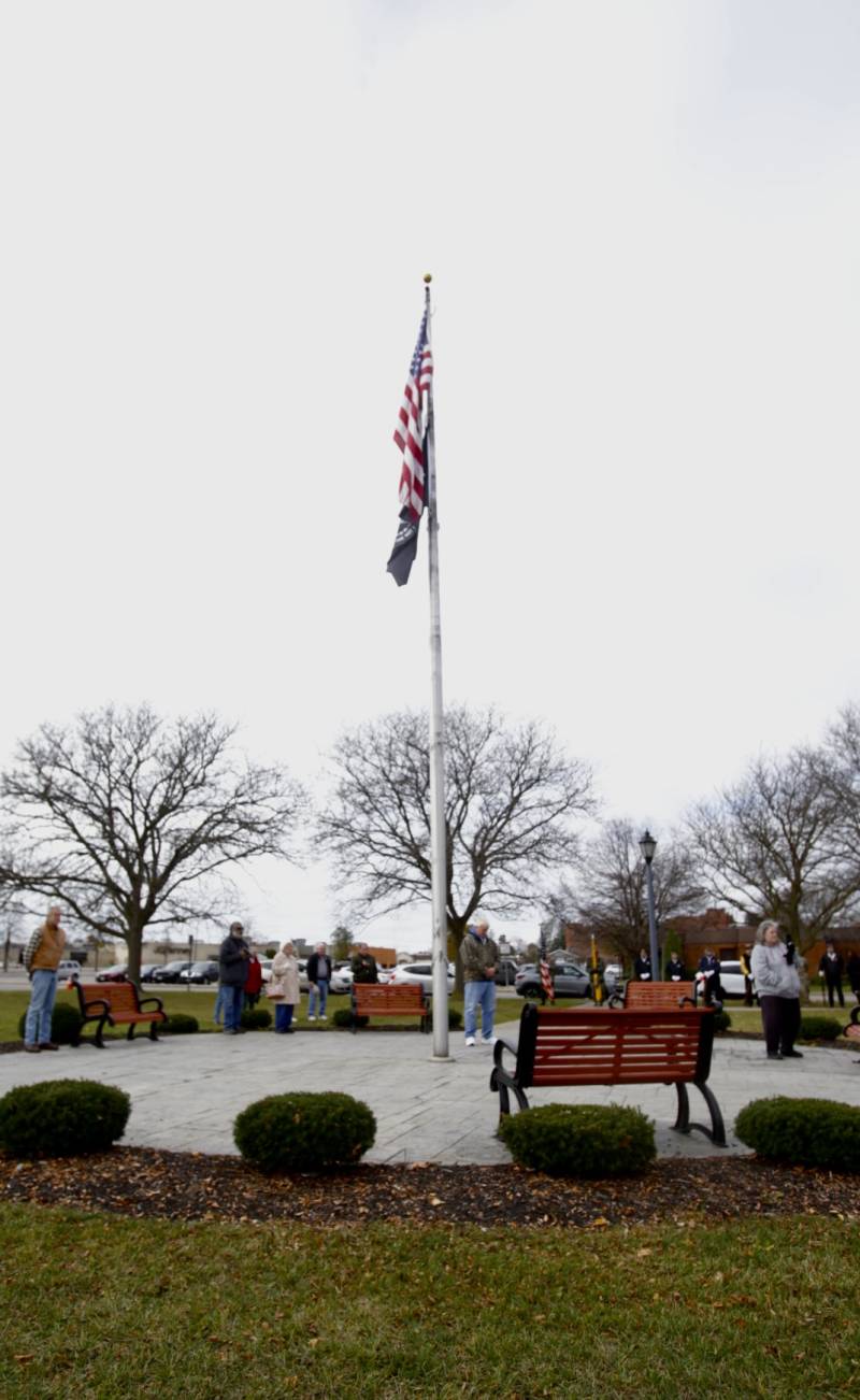 Jerome Center ceremony on Vets Day