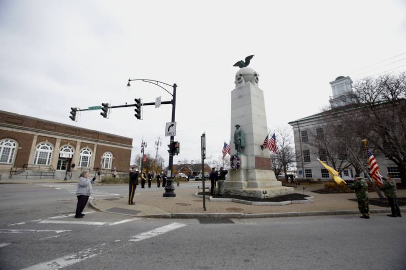 Upton Monument on Vets Day