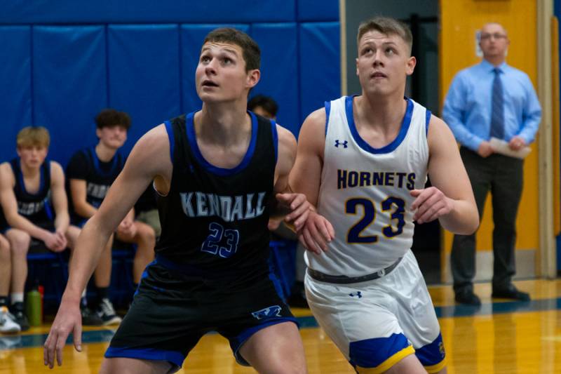 Nate Schildwaster looking for a rebound. Photo by Steve Ognibene
