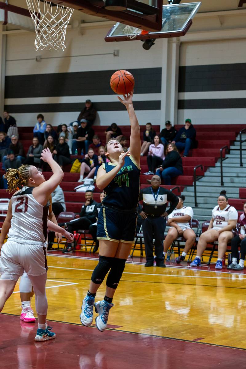 Sofia Faletti going for two points. Photo by Steve Ognibene