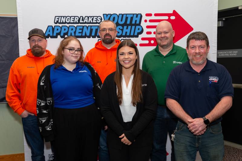 Representatives from various job placement sites in Genesee County   Photo by Steve Ognibene