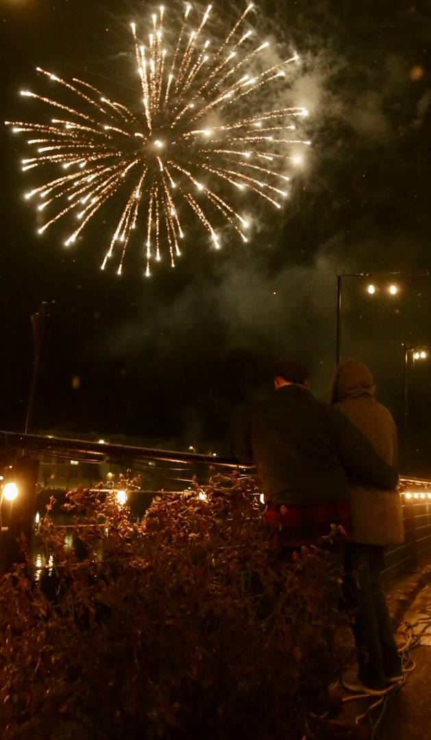 Le Roy fireworks on NYE 2023