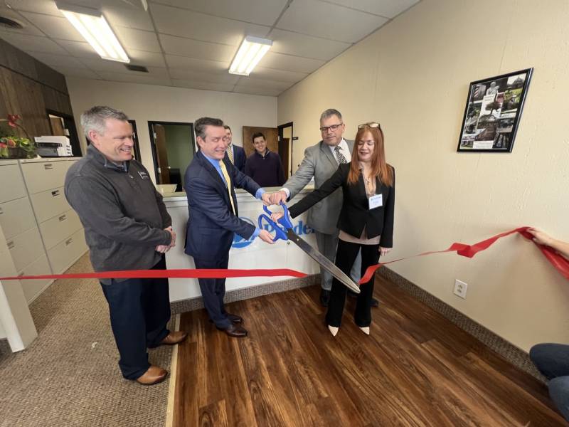 Prudential ceremonial ribbon-cutting