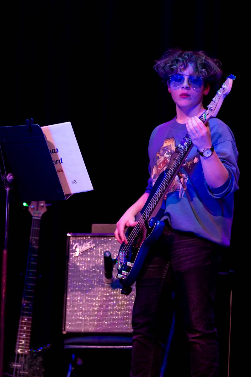 Tommy Gaylord, bass guitar  Photo by Steve Ognibene