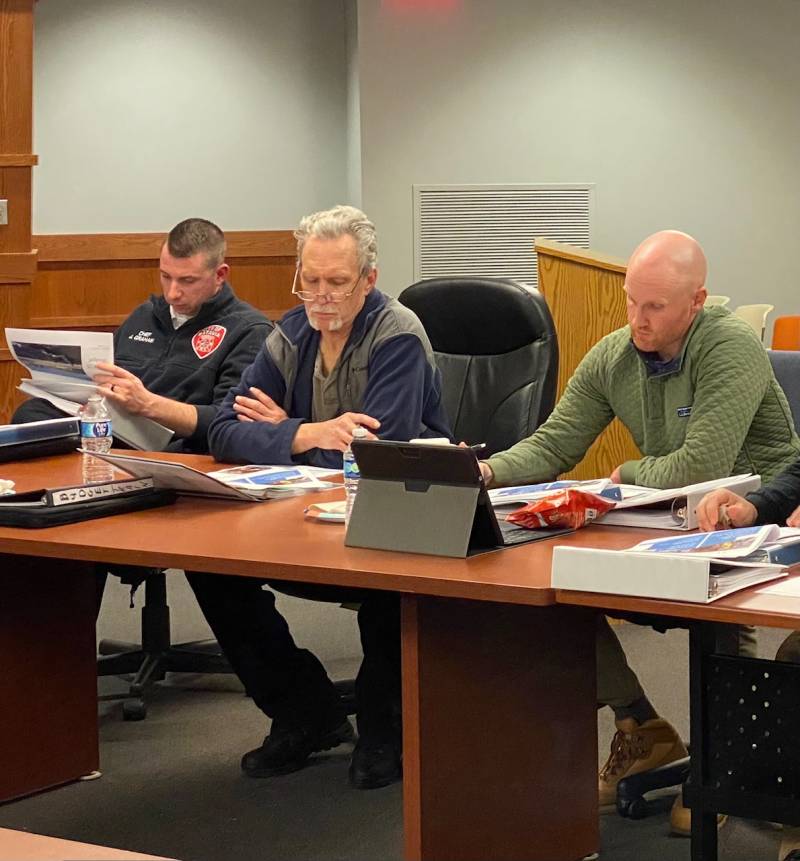 Batavia Fire Chief Josh Graham, Twichell, Brett Frank