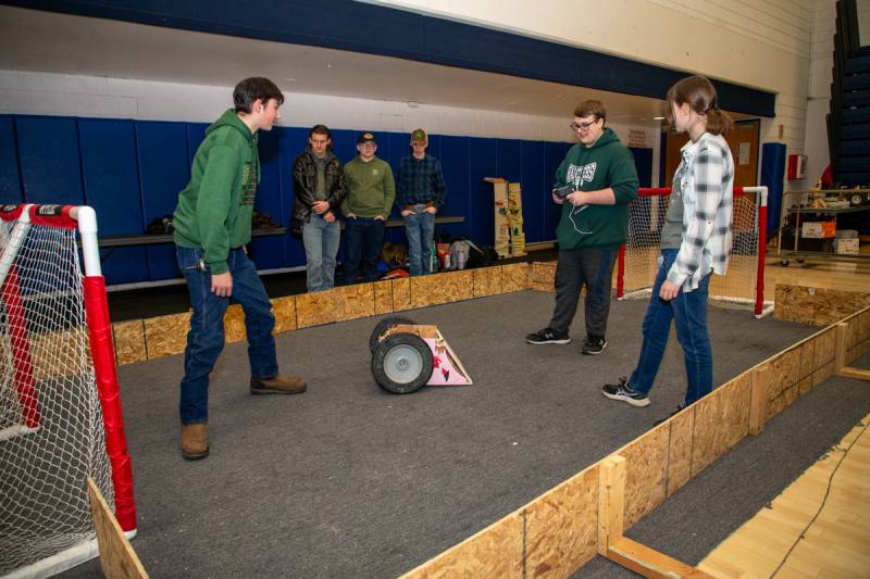 Battlebot Soccer  Photo by Steve Ognibene