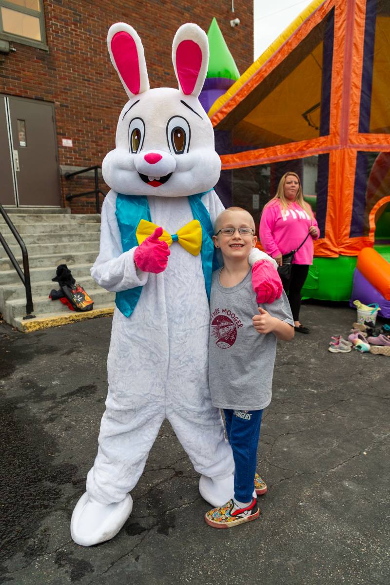 Many families packed the City Church recreational center Tuesday evening for an evening of fun for all ages.  Photo by Steve Ognibene 