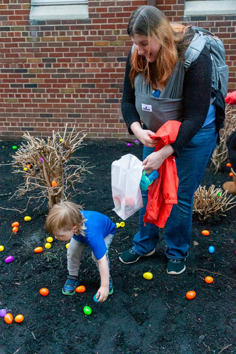 Many families packed the City Church recreational center Tuesday evening for an evening of fun for all ages.  Photo by Steve Ognibene 