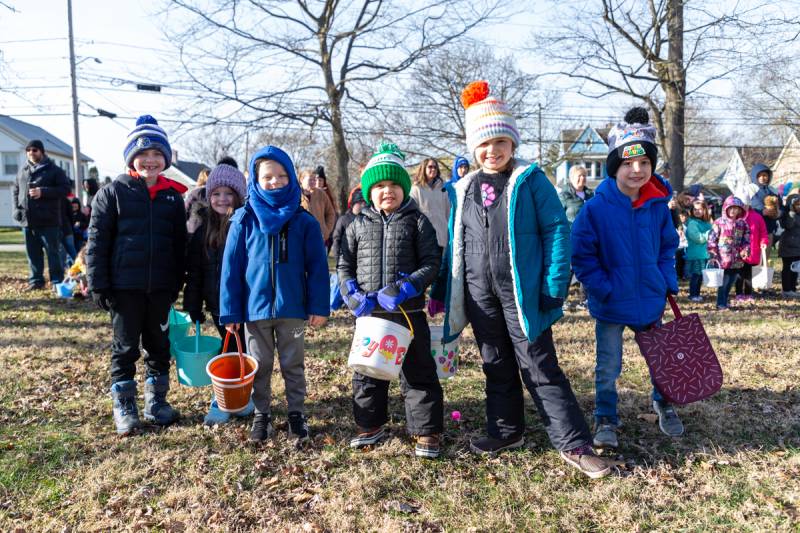 Children of all ages celebrate annual Easter Egg Hunt at Centennial Park, sponsored by Kiwanis Club of Batavia  Photos by Steve Ognibene