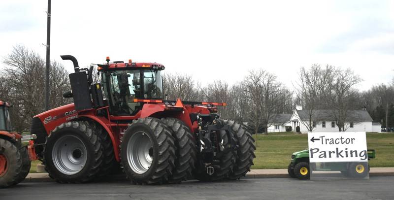 elba drive tractor to school day