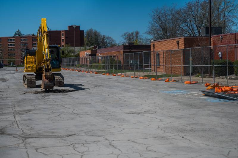 Alva Bank parking lot