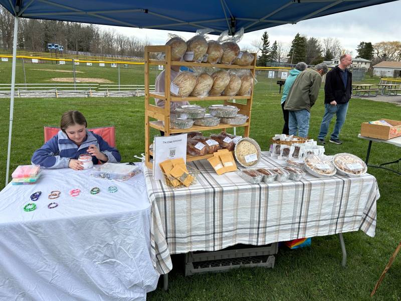 Baked goods at Oakfield eclipse
