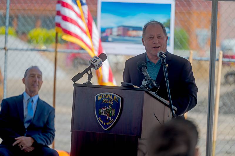 batavia PD police station groundbreaking