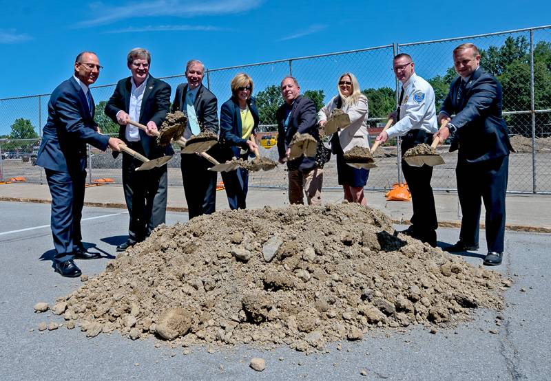 batavia PD police station groundbreaking