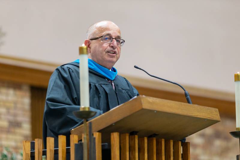 Mr Michael Rapone, Interm Principal.  Photo by Steve Ognibene