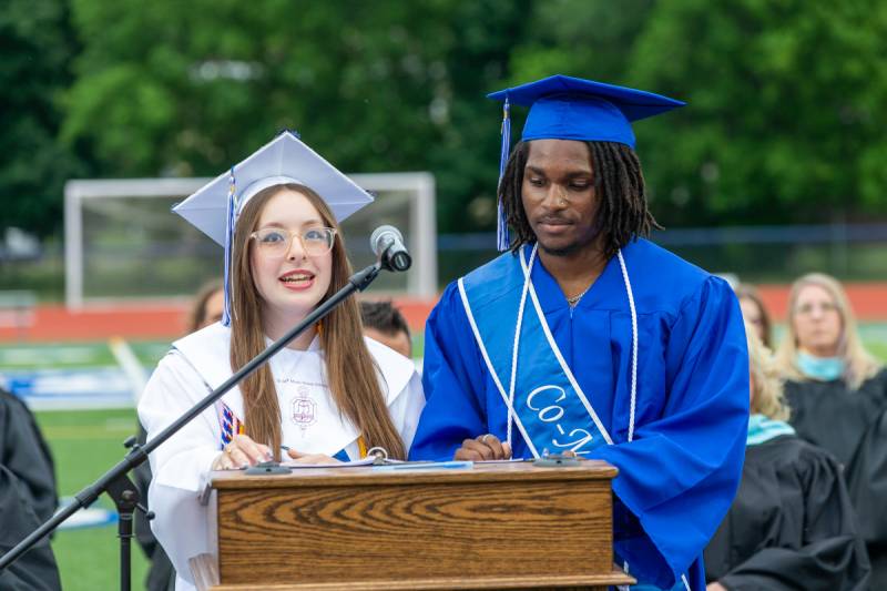 Co-Mayors Lilyana Burke and Parris Price  Photo by Steve Ognibene