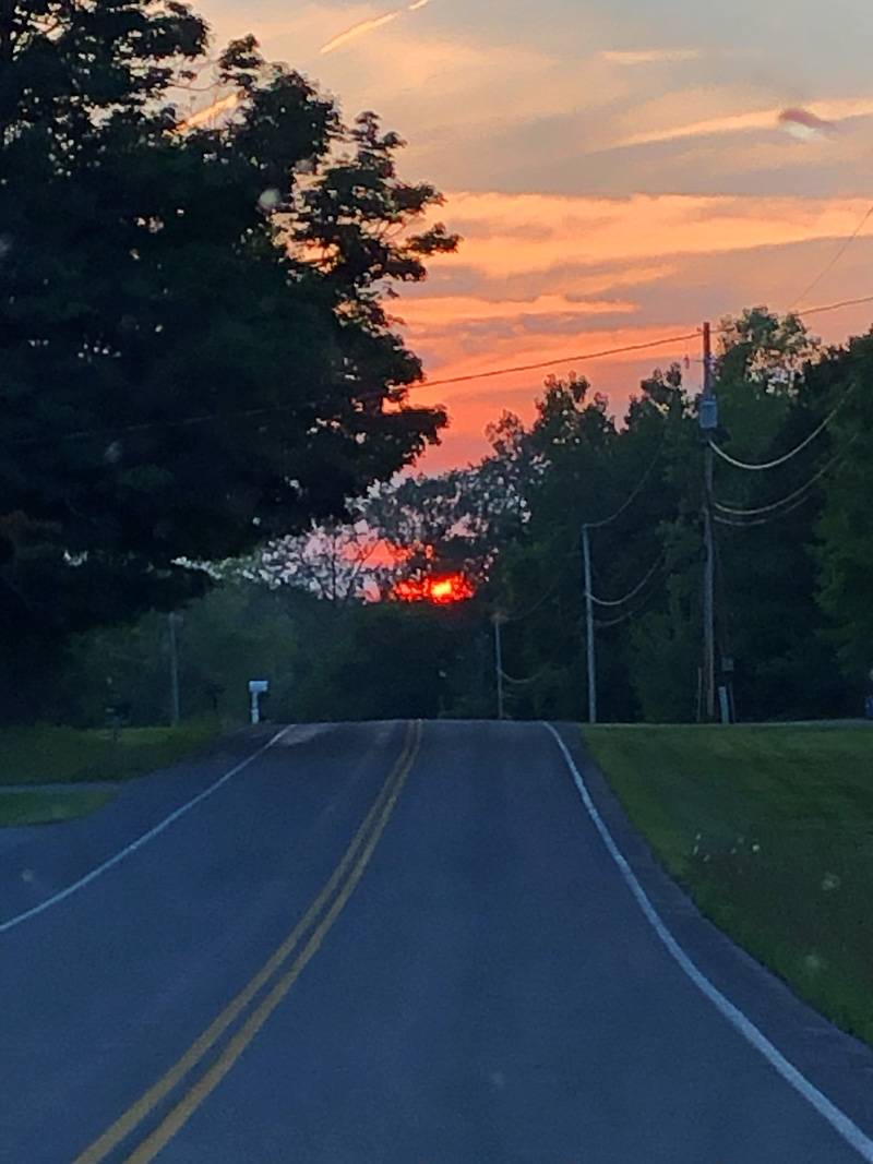 sliker road sunset