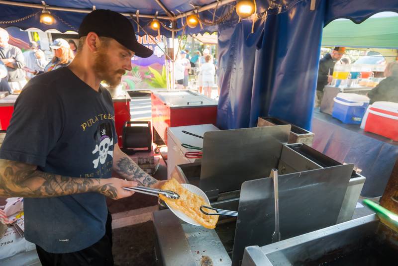 food vendors oakfield labor daze