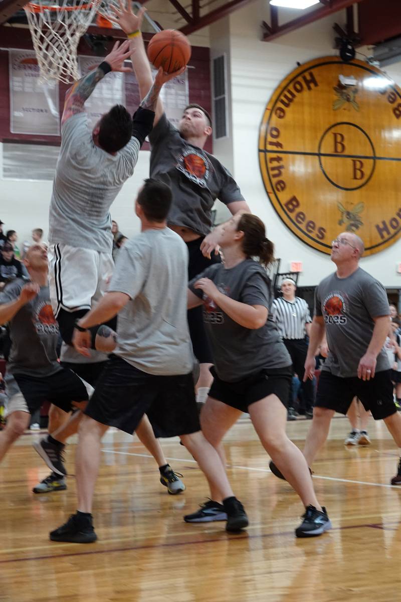 byron-bergen sheriff's office basketball game