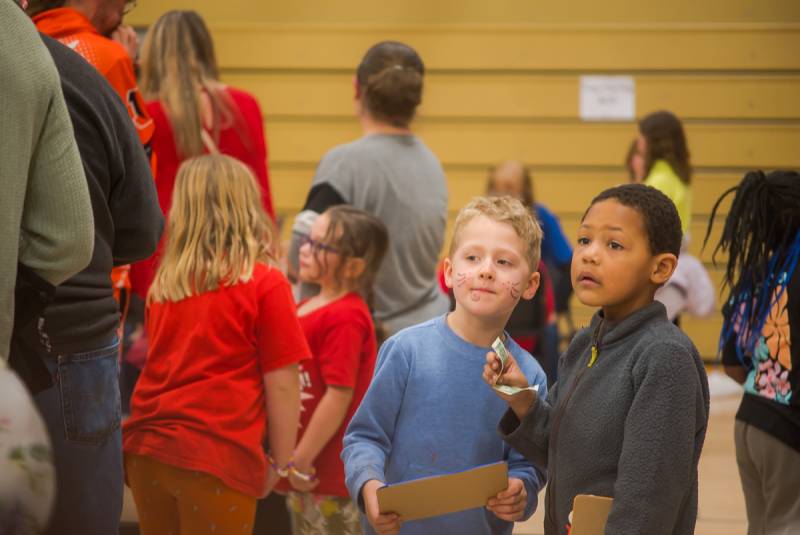 reading fair at Le Roy Wolcott School