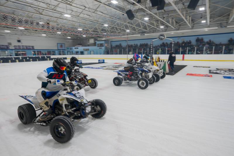 Xtreme International Ice Racing Series visited the David M. McCarthy Ice Arena