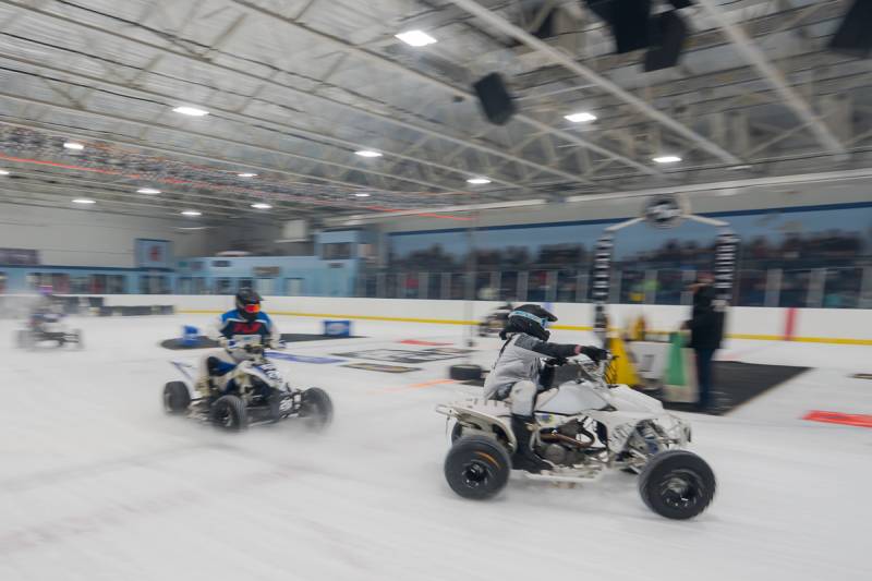 Xtreme International Ice Racing Series visited the David M. McCarthy Ice Arena